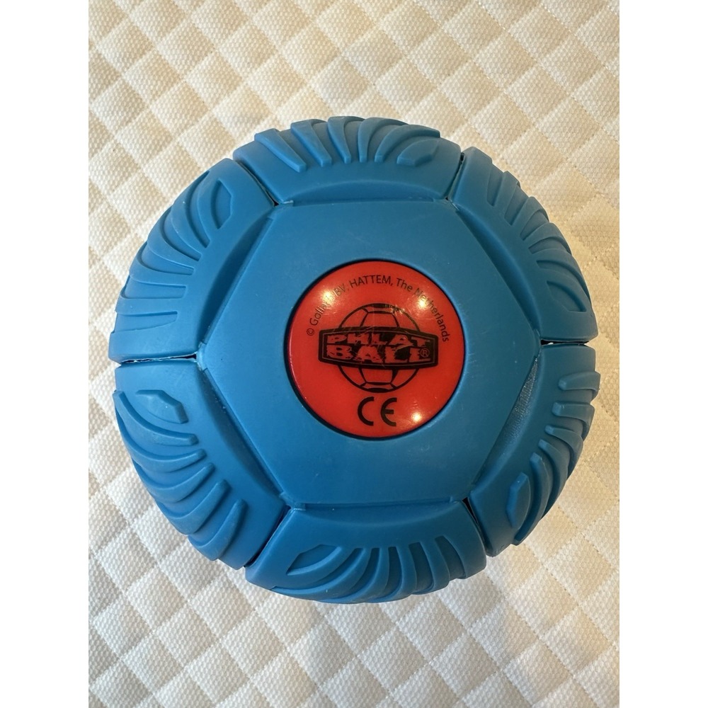 Phlat Ball Goliath games  9" Flying Disc Converts To 6" Ball Kids Games